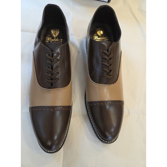 (New) Stacy Baldwin Regency Brown And Beige Size 11D Taup Formal Shose main image 5